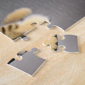 Puzzle Tabby chatte moelleux chatte bébé (Côté)
