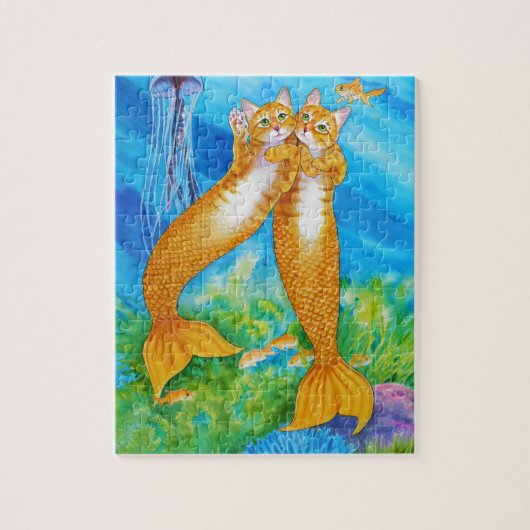Puzzle Tabby MerCats (Vertical)