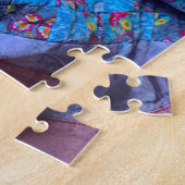 Puzzle Tabby orange sur couette (Côté)