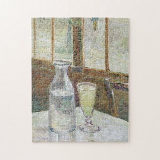 Puzzle Table de café de Vincent Van Gogh avec Absinthe (Vertical)