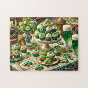 Puzzle Table de la Saint-Patrick, Cupcakes de célébration