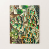 Puzzle Table de la Saint-Patrick, Cupcakes de célébration (Vertical)