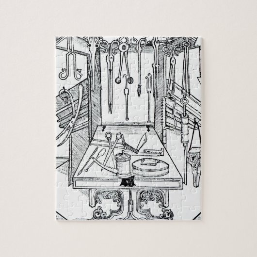 Puzzle Table d'opération et instruments chirurgicaux, du (Vertical)