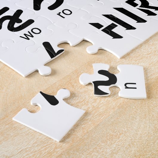 Puzzle Table Hiragana japonaise (Sushi) (Côté)