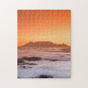 Puzzle Table Mountain au coucher du soleil, Bloubergstran