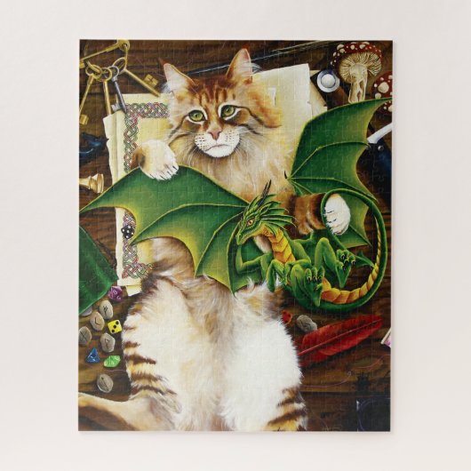 Puzzle Table Top Jeu Dragon Chat (Vertical)