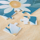 Puzzle Tableau avec fleurs blanches (Côté)