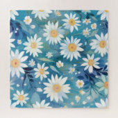 Puzzle Tableau avec fleurs blanches (Horizontal)