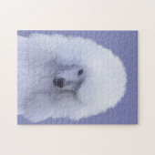 Puzzle Tableau blanc standard de caniche - Art original d (Horizontal)