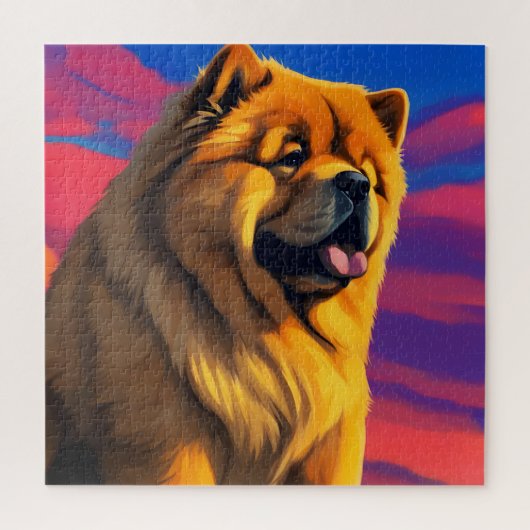 Puzzle Tableau Chow Chow (Vertical)