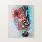 Puzzle Tableau classique de voiture d'époque | COOL (Vertical)