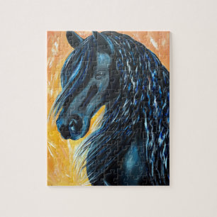 Puzzle Tableau de Cheval Noir