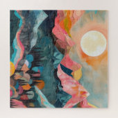 Puzzle tableau de la nature des montagnes (Horizontal)