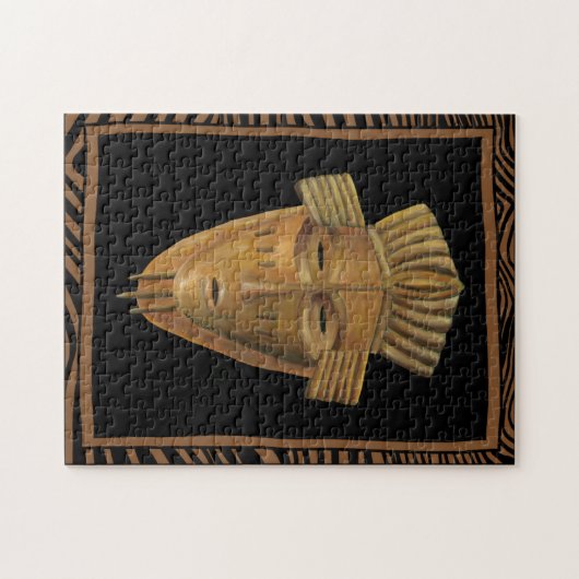 Puzzle Tableau de Masque Africain par Chariklia Zarris (Horizontal)