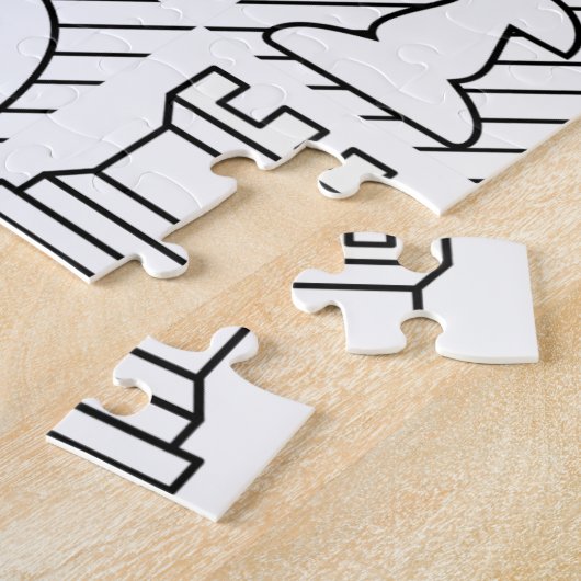Puzzle Tableau d'échecs classique (Côté)