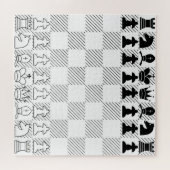 Puzzle Tableau d'échecs classique (Horizontal)