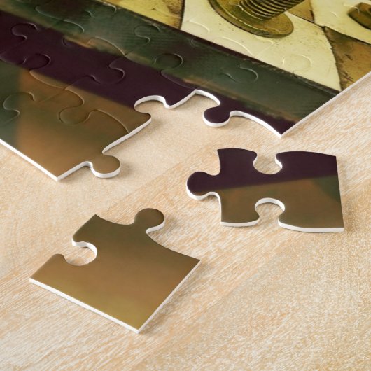 Puzzle Tableau d'échecs cool avec des noeuds et des boulo (Côté)