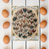 Puzzle Tableau des poulets et des coqs des volailles vint