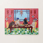 Puzzle Tableau du restaurant chinois du Labrador (Horizontal)