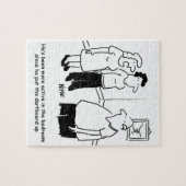 Puzzle Tableau noir dans la chambre. Drôle dessin (Horizontal)