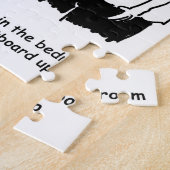 Puzzle Tableau noir dans la chambre. Drôle dessin (Côté)