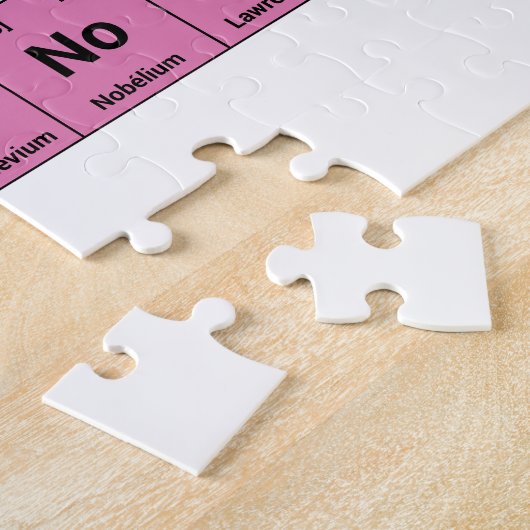 Puzzle Tableau périodique en Français en Blanc (Côté)