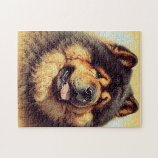 Puzzle Tableau vintage Chow-Chow (Horizontal)