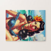 Puzzle Tableau vintage de plage (Horizontal)