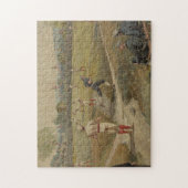 Puzzle Tableau vintage d'un match de baseball (1887) (Vertical)