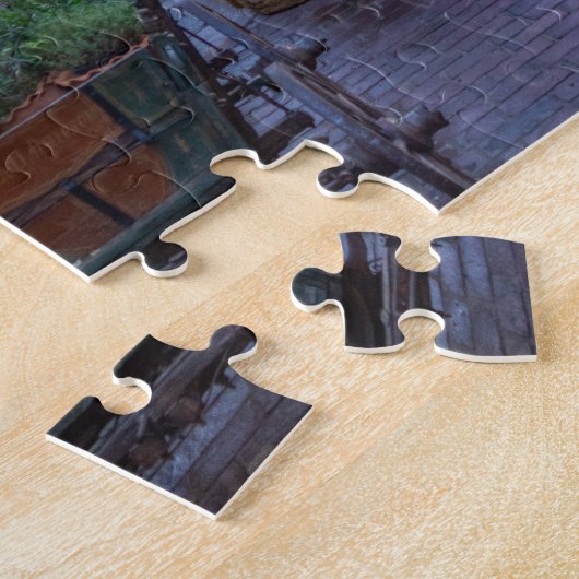 Puzzle Tables de restaurants en Chanée, Crète, Grèce (Côté)