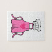 Puzzle tablier de cuisine et casquette de Cuisine avec co (Horizontal)