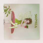 Puzzle Tabouret Fairy Cheveux foncé Cute personnelle (Horizontal)