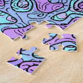 Puzzle Tache colorée tripante (Côté)