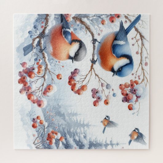 Puzzle Taches rouges sur un rowan dans la forêt (Horizontal)