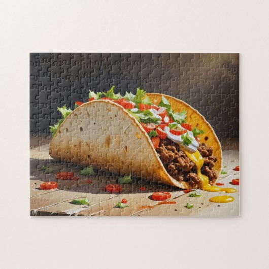 Puzzle Taco Still Life (Horizontal)