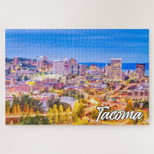 Puzzle Tacoma, Washington, États-Unis (Horizontal)