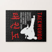 Puzzle Taekwondo Tenets Martial Arts (Horizontal)