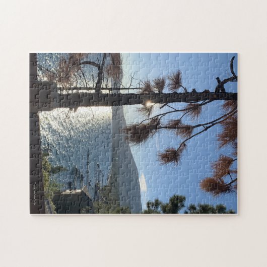 Puzzle Tahoe East Shore Trail Vue sur Incline Village (Horizontal)