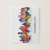 Puzzle Taichung City Taïwan Skyline (Vertical)