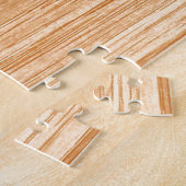 Puzzle Tail blanche Tête de cerf bois conception du grain (Côté)