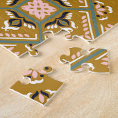 Puzzle Talavera Indian : Patchwork, Ethnic Mosaic. (Côté)