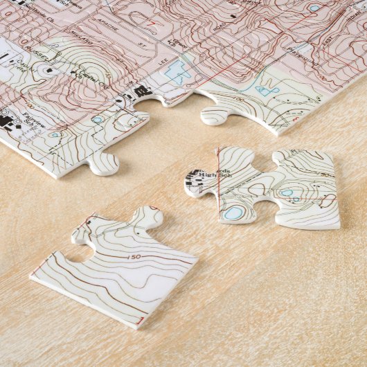 Puzzle Tallahassee la Floride Map (1999) (Côté)