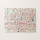 Puzzle Tallahassee la Floride Map (1999) (Horizontal)