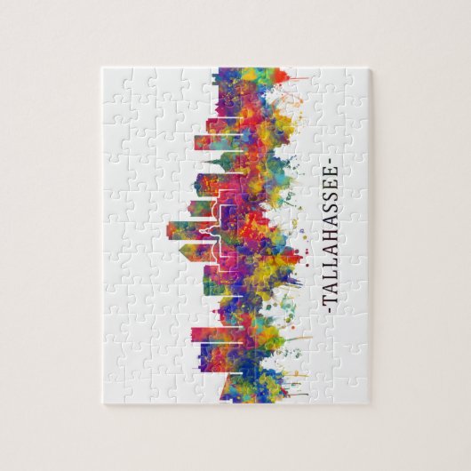 Puzzle Tallahassee USA Skyline (Vertical)