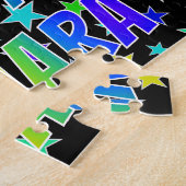 Puzzle "TAMARA" Prénom, Amusant "HEUREUX ANNIVERSAIRE" (Côté)