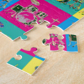 Puzzle Tambour de musique d'art de bruit rétro (Côté)