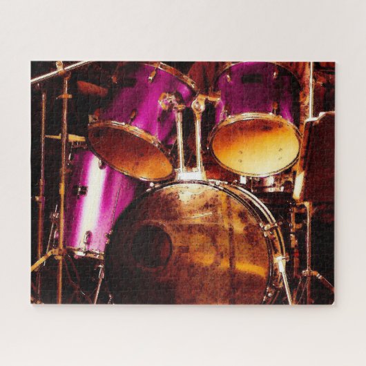 Puzzle Tambours, confiture extérieure (Horizontal)