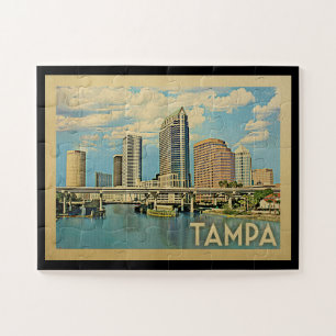 Puzzle Tampa Florida Vintage Travel