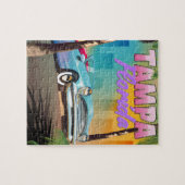 Puzzle Tampa Floride belle affiche de voyage. (Horizontal)