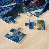 Puzzle Tangled Blue Dreams – Fishing Boats of Essaouira (Côté)